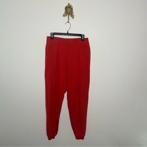 Anine Bing Red Track Pants